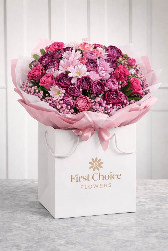 The Blush Couture luxury surprise bouquet 